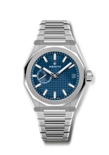 Zenith Defy Skyline Stainless Steel Blue