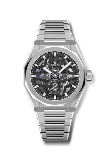 Zenith Defy Skyline Skeleton Stainless Steel Black