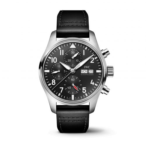 IWC Pilot's Watch Chronograph 41 Stainless Steel Black