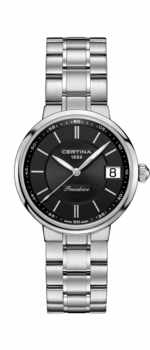 Certina DS Stella Stainless Steel Black Bracelet