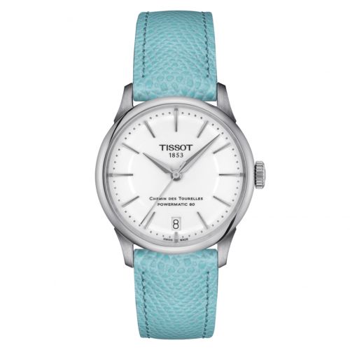 Tissot Chemin Des Tourelles Powermatic 80 34 Stainless Steel White