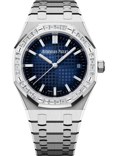 Audemars Piguet Royal Oak Selfwinding 34 White Gold - Diamond Blue