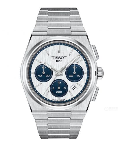 Tissot PRX Chronograph Stainless Steel Silver