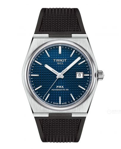 Tissot PRX Powermatic 80 Stainless Steel Blue Rubber