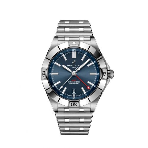 Breitling Chronomat 40 GMT Stainless Steel Blue Rouleaux