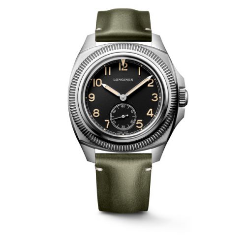 Longines Pilot Majetek Calf Green