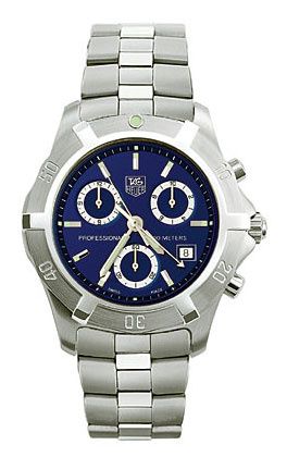 TAG Heuer 2000 Exclusive Chronograph Quartz Stainless Steel Blue