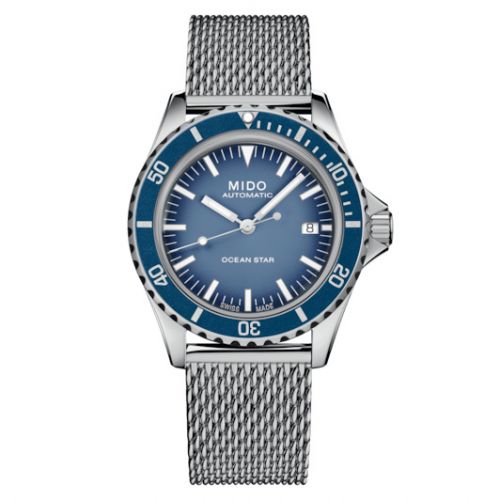 Mido Ocean Star Tribute Stainless Steel Blue Gradient