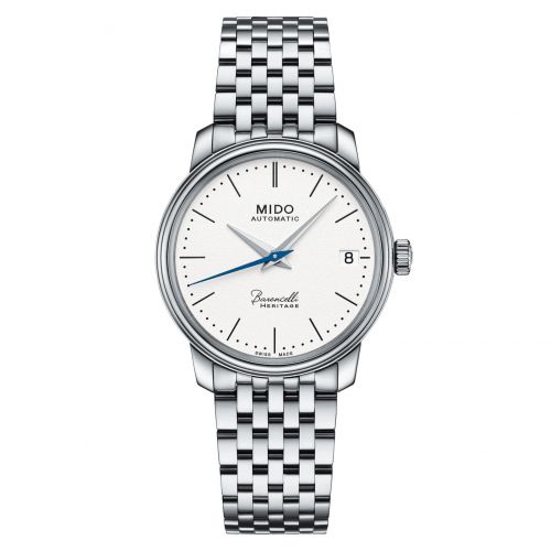 Mido Baroncelli Heritage Lady Stainless Steel White Bracelet
