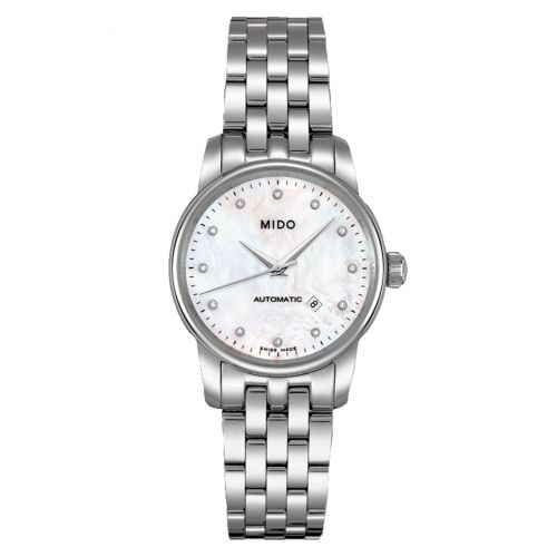 Mido Baroncelli Tradition Lady Stainless Steel MOP Bracelet