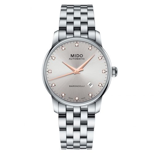 Mido Baroncelli Tradition Stainless Steel Silver Bracelet