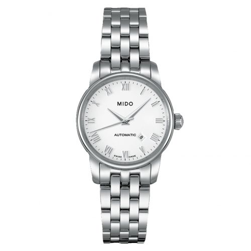 Mido Baroncelli Tradition Lady Stainless Steel White Bracelet