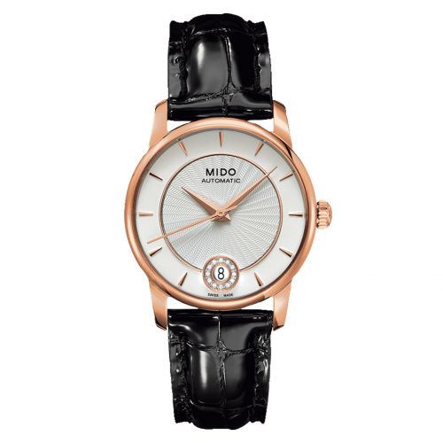Mido Baroncelli Lady Diamonds Rose Gold Silver