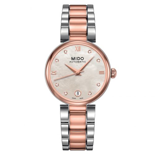 Mido Baroncelli Donna Stainless Steel - Rose Gold MOP Bracelet