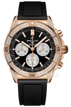 Breitling Chronomat B01 42 Red Gold - Diamond Black Rubber