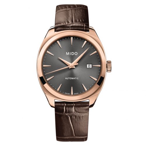 Mido Belluna Royal Gent Rose Gold Grey