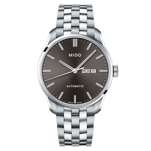 Mido Belluna Sunray Stainless Steel Grey Bracelet