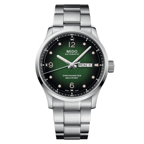 Mido Multifort Chronometer M Stainless Steel Green