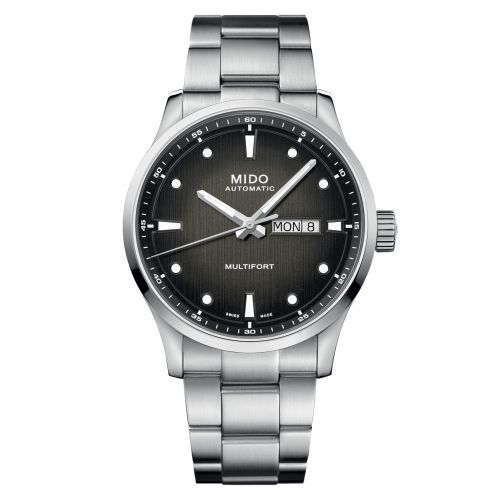Mido Multifort M Stainless Steel Grey Bracelet