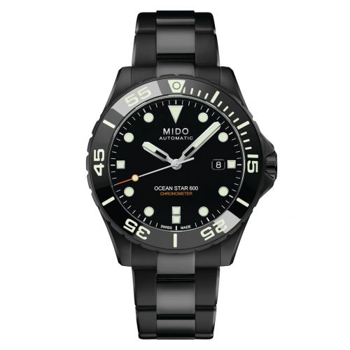 Mido Ocean Star 600 Chronometer DLC Black Bracelet