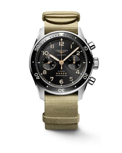 Longines Spirit Flyback 42 Stainless Steel Black NATO
