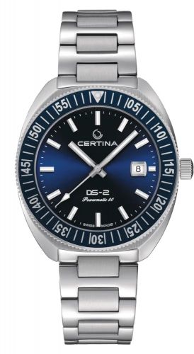 Certina DS-2 Turning Bezel Powermatic 80 Stainless Steel Blue Bracelet