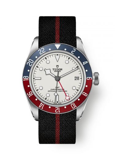 Tudor Black Bay GMT Stainless Steel White Fabric