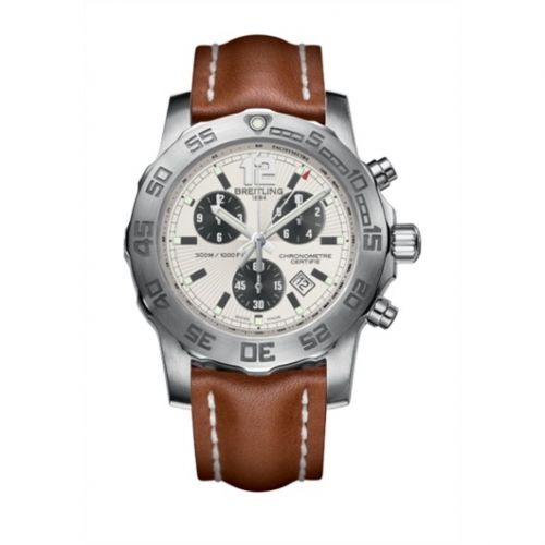 Breitling Colt Chronograph II Silver Calf