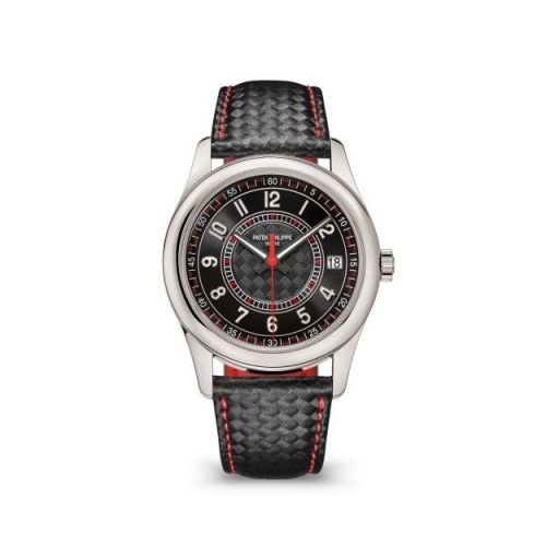 Patek Philippe Calatrava White Gold Black - Red
