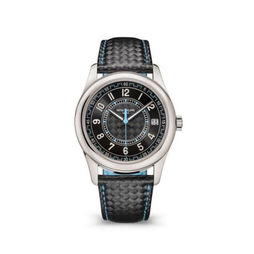 Patek Philippe alatrava White Gold Black - Sky Blue