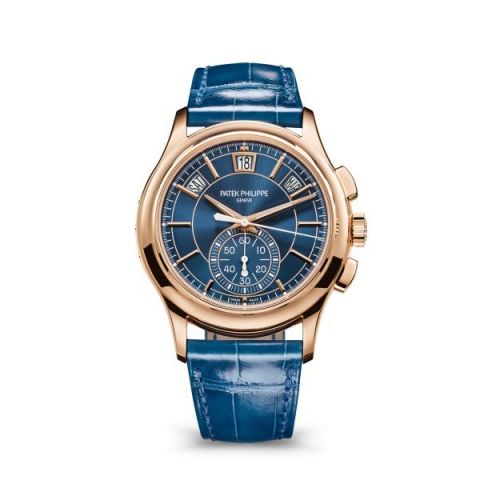 Patek Philippe Annual Calendar Chronograph 5905 Rose Gold Blue