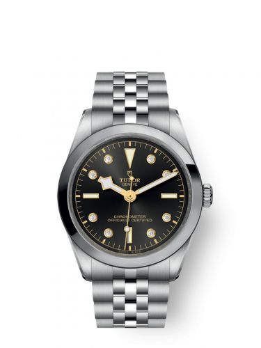 Tudor Black Bay 36 Stainless Steel Black - Diamond Bracelet
