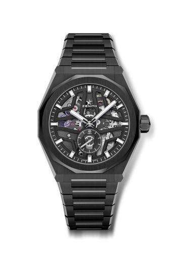 Zenith Defy Skyline Skeleton Black Ceramic l Black