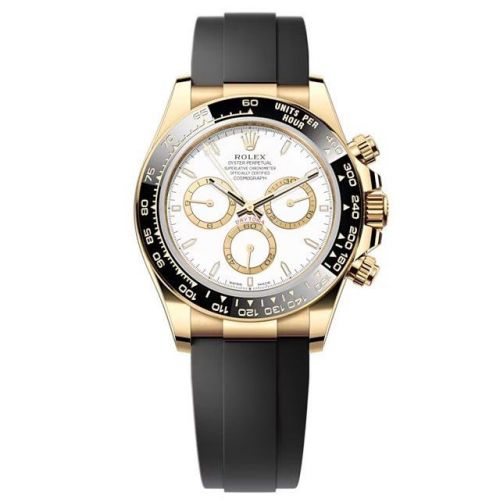 Rolex Cosmograph Daytona Yellow Gold - Cerachrom White Oysterflex