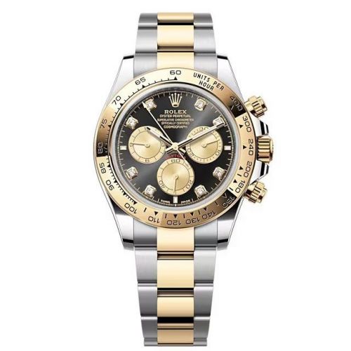 Rolex Cosmograph Daytona Stainless Steel - Yellow Gold Black - Golden - Diamond Oyster