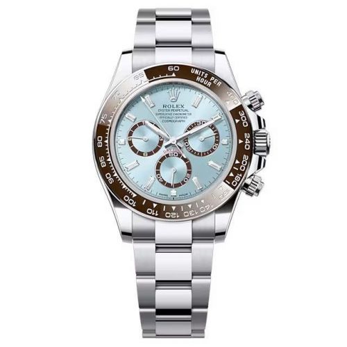 Rolex Cosmograph Daytona Platinum - Cerachrom Ice Blue - Baguette Oyster