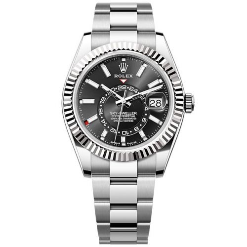Rolex Sky-Dweller Stainless Steel - White Gold Black Oyster