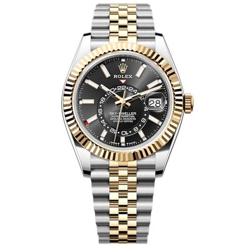 Rolex Sky-Dweller Stainless Steel - Yellow Gold Black Jubilee