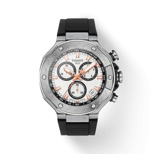 Tissot T-Race Chronograph Stainless Steel Silver Rubber
