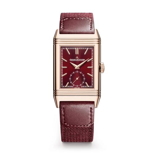 Jaeger-LeCoultre Reverso Tribute Small Seconds Pink Gold Burgundy Fagliano
