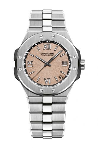 Chopard Alpine Eagle 41 Stainless Steel - Titanium Salmon Indonesia