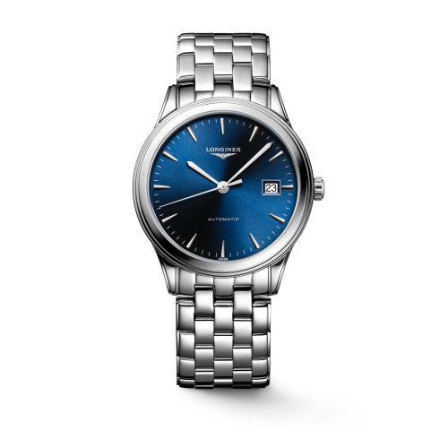 Longines Flagship 38.5 Automatic Stainless Steel Blue Bracelet