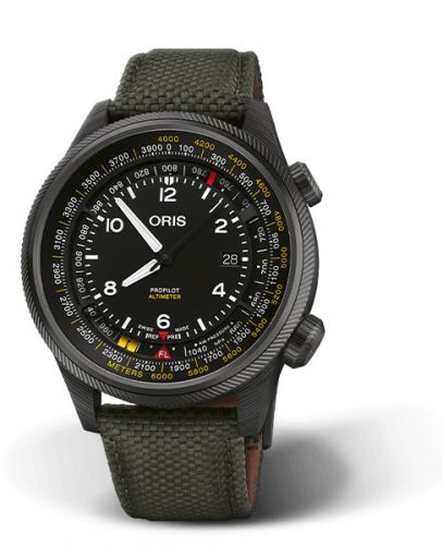 Oris ProPilot Altimeter Carbon Meter