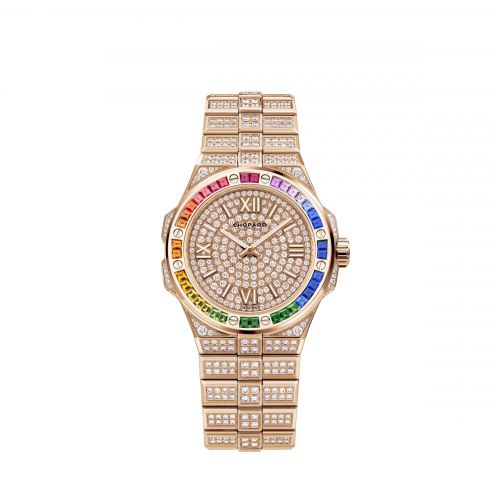 Chopard Alpine Eagle Frozen 36 Rose Gold - Rainbow
