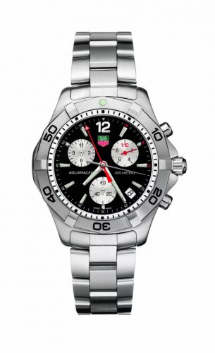 TAG Heuer Aquaracer 300M Quartz Chronograph 41 Stainless Steel Black Bracelet