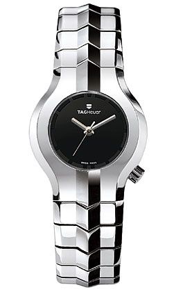 TAG Heuer Alter Ego Stainless Steel Black Bracelet