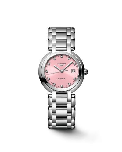 Longines PrimaLuna Automatic 30 Stainless Steel Pink Bracelet