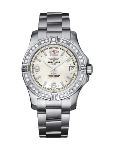 Breitling Colt 36 Diamond Pearl Bracelet