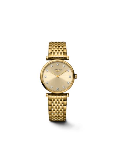 Longines La Grande Classique Quartz 24 Yellow Gold Gilt - Diamond Bracelet