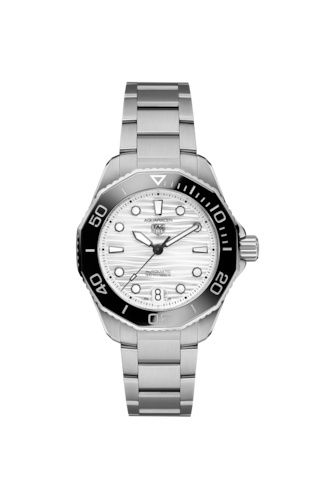 TAG Heuer Aquaracer Professional 300 36 Stainless Steel White Bracelet